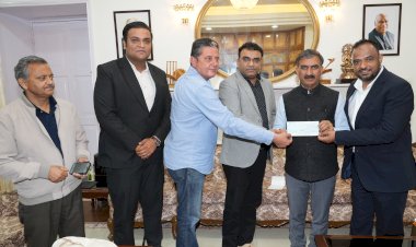 मुख्यमंत्री राहत कोष के लिए 5 करोड़ रुपये का अंशदान....