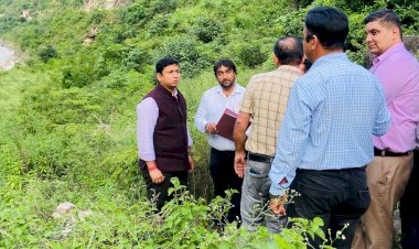 एशियन राफ्टिंग चैंपियनशिप के संदर्भ में उपायुक्त ने किया पंदोआ का दौरा......