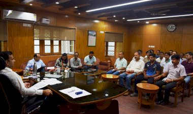 स्पोर्ट्स कॉम्प्लेक्स में आवश्यक बिजली व्यवस्था को दुरुस्त करने के निर्देश.......