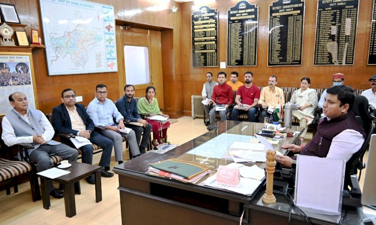 जिला स्तरीय सार्वजनिक वितरण प्रणाली की बैठक का आयोजन...... जिला के हर क्षेत्र में आवश्यक खाद्य सामग्री पहुंचाना करें सुनिश्चित : उपायुक्त