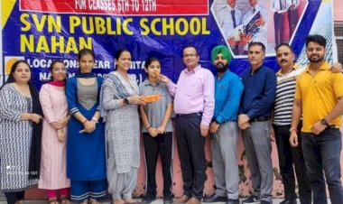 एसवीएन की छात्रा उमंग ने शिक्षा बोर्ड की 10वीं कक्षा की पुन: मुल्यांकन मेरिट लिस्ट में पाया नौवां स्थान.....