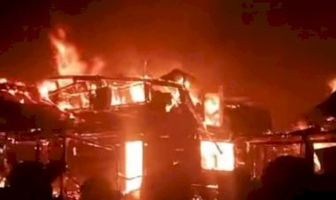 दरोटी में 20 आशियाने भीषण आग की भेंट चढ़े, लाखों का नुकसान हुआ.....