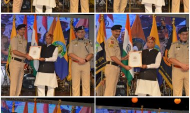 एसपी सिरमौर समेत, 6 पुलिस कर्मचारी....... उत्कृष्ट सेवाओं के डीजीपी डिस्क से नवाजे गए.......