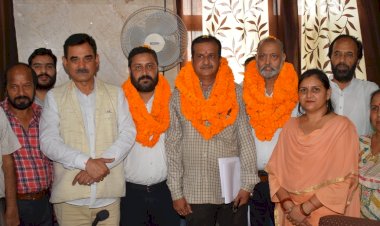 नगर पंचायत अर्की के 03 मनोनीत पार्षदों को दिलाई गई शपथ.....