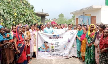 मोटे अनाज के महत्व बारे लोगो को किया जागरूक.... चलोला-3 में पोषण माह के तहत जागरूकता शिविर आयोजित...