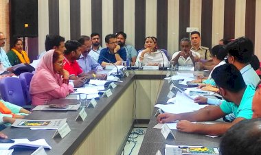 जिला परिषद की त्रैमासिक बैठक में कई मुद्दों पर हुई चर्चा......