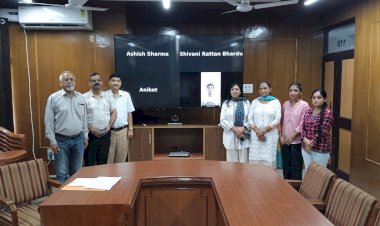 जिला स्तरीय भाषण प्रतियोगिता का आयोजन .......