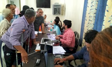 अंब में दिव्यांगता मूल्यांकन शिविर में 150 दिव्यांगजनों ने करवाया पंजीकरण.....