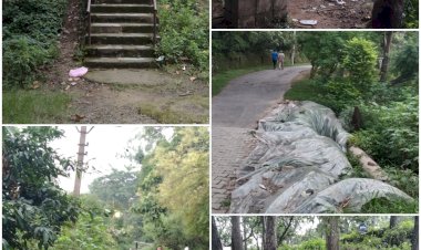 ऐतिहासिक विला रांऊड में नप का स्वच्छता अभियान लोगों  ने कर दिया फैल ....