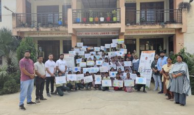 जनकौर स्कूल में स्वच्छता ही सेवा अभियान के तहत ड्राइंग प्रतियोगिता आयोजित.....