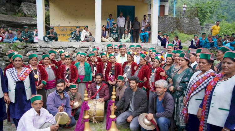 राजस्व मंत्री जगत सिंह नेगी ने 25 लाख 50 हजार रुपये की राशि से निर्मित रावा से विकासनगर स्पेन का उद्घाटन किया..........