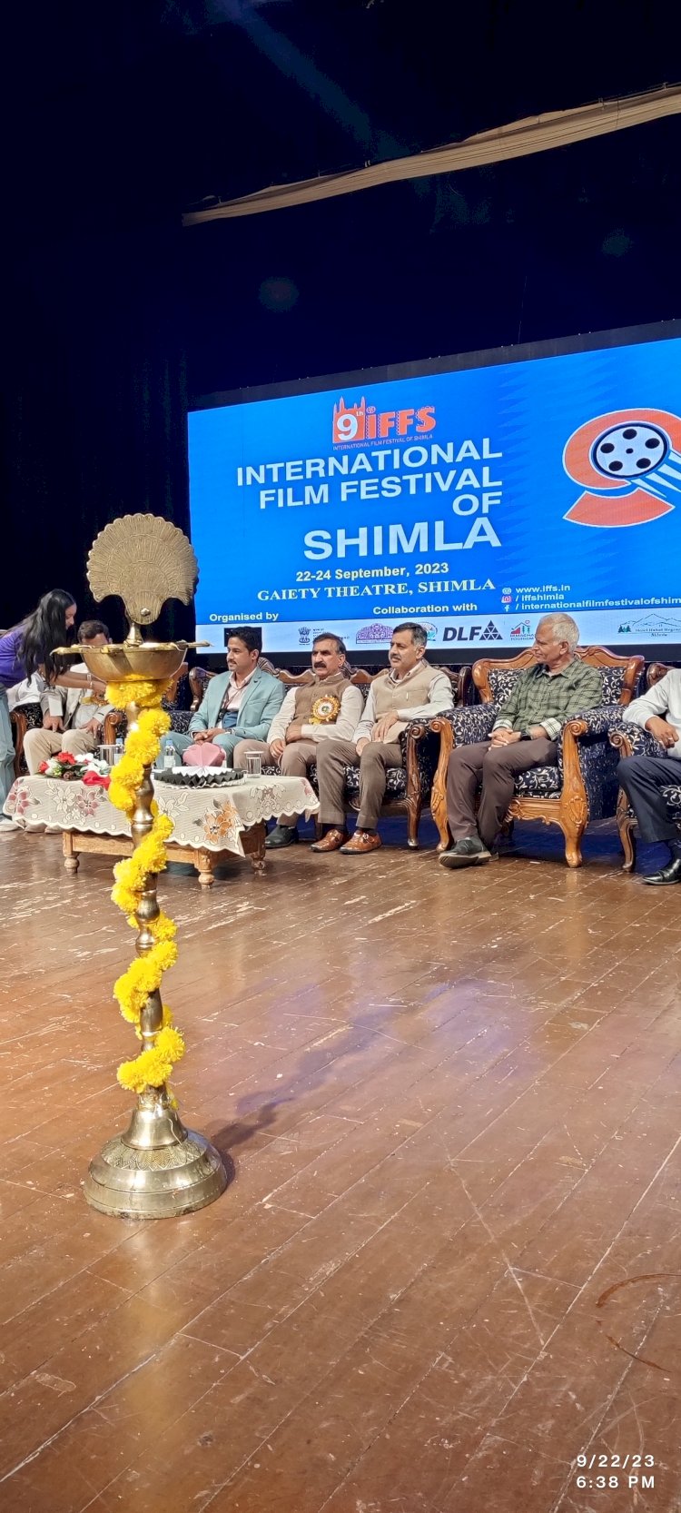 शिमला के 9वें अंतर्राष्ट्रीय फिल्म महोत्सव का उद्घाटन किया  मुख्यमंत्री ने........