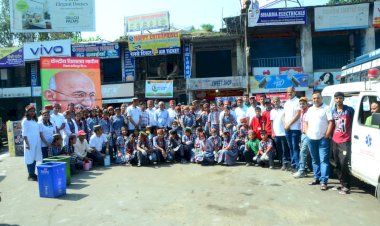 केंद्रीय विद्यालय नादौन ने बस स्टैंड नादौन पर ‘स्वच्छता ही सेवा अभियान’ में भाग लिया....