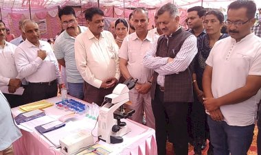 सिविल हॉस्पिटल घुमारवीं  में स्वास्थ्य मेले का आयोजन, मेले में 977 लोगों का जांच स्वास्थ्य