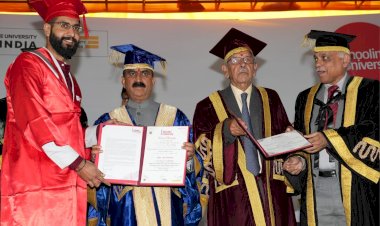 शूलिनी विश्वविद्यालय के 7वें दीक्षांत समारोह में मेधावी छात्रों को किया सम्मानित जीवन में कामयाबी के लिए दृढ़संकल्प और मेहनत का कोई विकल्प नहीं: मुख्यमंत्री