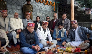 नवनिर्मित सीनियर सिटीजन कॉर्नर तथा कृत्रिम झरने का  लोकार्पण ....