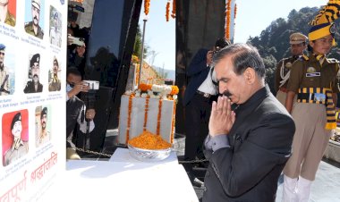 पुलिस स्मृति दिवस पर बोले सीएम..... प्रदेश सरकार शहीद पुलिस कर्मियों के परिजनों के कल्याण के लिए योजना बनाएगी.....