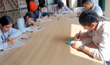 पत्र लेखन प्रतियोगिता में दिखा अरिहंतियंस का उत्साह ......