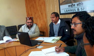 विंटर सीजन से पहले लंबित मामलों के निपटारे कर ले…… जिला राजस्व अधिकारियों की बैठक आयोजित