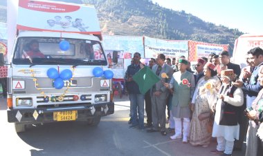 राज्यपाल ने भरमौर से ‘विकसित भारत संकल्प यात्रा’ के प्रचार वाहन को हरी झंडी दिखाकर रवाना किया