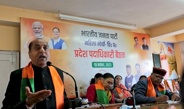 हमने 2 साल में 6000 करोड़ का ऋण लिया, आपने 11 महीने में 12000 करोड़ का ऋण लिया वर्तमान कांग्रेस सरकार से नाकामियों का जिक्र, भाजपा चौक-चौराहे पर करेगी : जयराम