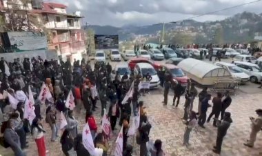 राजीव गांधी महाविद्यालय कोट्शेरा में एसएफआई का  धरना