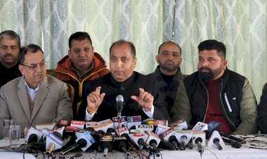 जयराम ने कहा .जांच का विषय है छत्तीसगढ़ में हुए घोटालो के पैसे का इस्तेमाल हिमाचल चुनाव में,