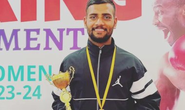 राजगढ़ के बेटे अंकुश ने पंजाब में  मुक्केबाजी  में जीता गोल्ड मेडल