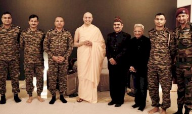 ले0 जनरल अजय कुमार सिंह ने श्रीबद्रिका आश्रम में सकून में बिताए कुछ पल