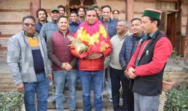 ऋषि किशोर बने पॉल्युशन कंट्रोल बोर्ड के सदस्य. ढालपुर में कांग्रेस कार्यकर्ताओ ने किया स्वागत