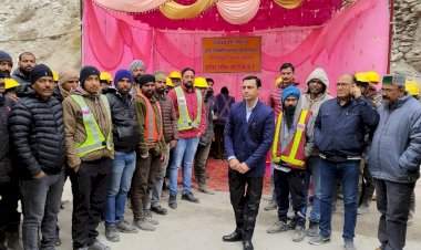 शोंग-टोंग करछम हाइड्रो प्रोजेक्ट में कामगारों के लिए निःशुल्क स्वास्थ्य जांच शिविर