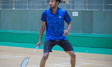 रक्षित कुमार राष्ट्रीय स्तरीय प्रतियोगिता बैडमिंटन के लिए चयनित