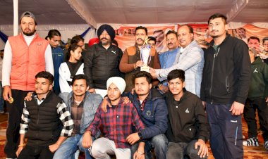 युवाओं को नशे से दूर रखने में खेल महत्वपूर्ण - विक्रमादित्य सिंह