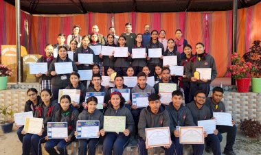 केंद्रीय विद्यालय  में बाल –वैज्ञानिकों को किया सम्मानित