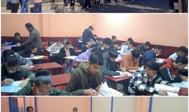 बी.आर.सी.इंस्टीट्‌यूट टैलेंट सर्च, 470 छात्रों ने दी परीक्षा