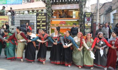 राष्ट्र स्तरीय विंटर कार्निवाल के लिए  122 महिला मंडलों  ने की  महानाटी की रिहर्सल