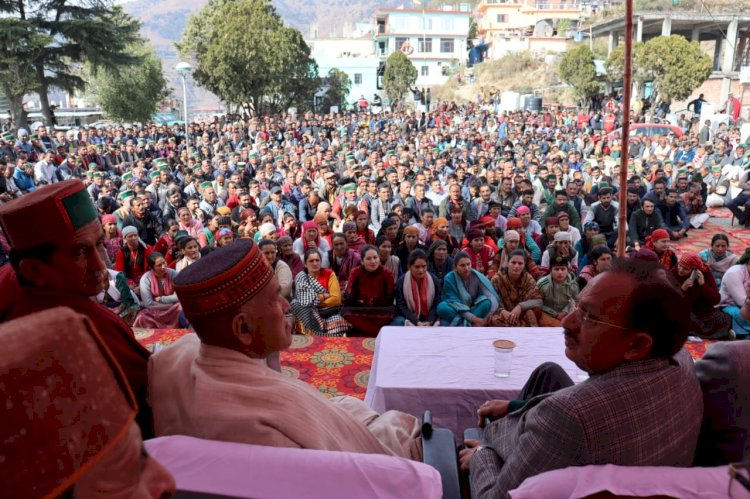 प्रदेश सरकार हाटी समुदाय को अनुसूचित जनजाति का दर्जा शीघ्र प्रदान करने के लिए प्रतिबद्ध-हर्षवर्धन चौहान