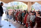 राष्ट्रपिता महात्मा गांधी के बताए मार्ग पर चलने का लिया संकल्प