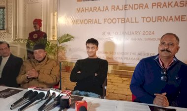 महाराजा राजेंद्र प्रकाश फाउंडेशन द्वारा तीन दिवसीय  फुटबॉल टूर्नामेंट का आयोजन 08 जनवरी से