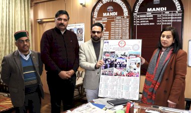 एडीसी मंडी ने निवेदिता नेगी ने देई  कैलेंडर-2024 का किया विमोचन