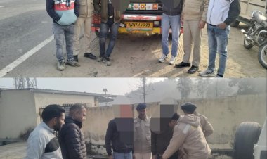ट्रक की तालाशी में मिला 6.40 ग्राम चिट्टा, पुलिस ने दो आरोपी धरे