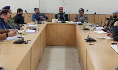 प्रदेश स्तरीय 54वे पूर्ण राज्यत्व दिवस की तैयारियों को लेकर धर्मपुर विधायक की अध्यक्षता में बैठक