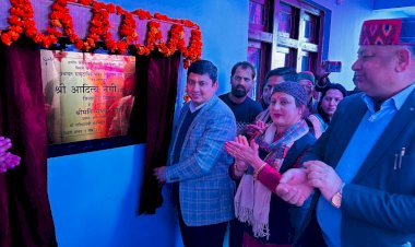 उपायुक्त ने चौपाल में पंचायत सामुदायिक भवन खगना और 6 पटवार भवनों का किया उद्घाटन