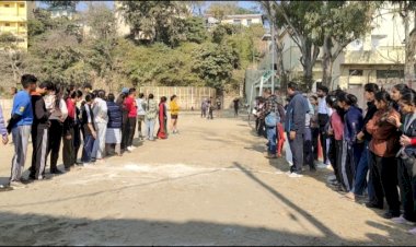 डाईट नाहन में वार्षिक खेलकूद प्रतियोगिता का आयोजन,