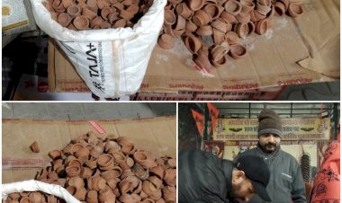 नाहन में रामलला के अभिनन्दन के लिए 50 हजार दीयों की हुई सेल