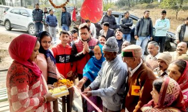 आरएस बाली की पहल, वरिष्ठ नागरिकों से करवाया उद्घाटन, कहा विकास में बुर्जुगों का आशीर्वाद और सम्मान जरूरी