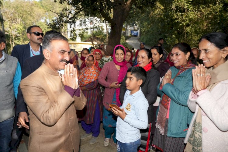 मुख्यमंत्री ने नादौन विधानसभा क्षेत्र में दी विकासात्मक परियोजनाओं की सौगात