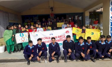 आई.टी.आई. रैल में ज़िला स्तरीय एड्स जागरूकता शिविर का आयोजन