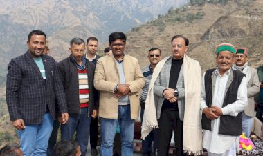 चांदनी-कठवार सड़क को पक्का करने के लिये 1.60 करोड़, हाटी मुद्दे पर भाजपा ने की ओछी राजनीति : हर्षवर्धन चौहान