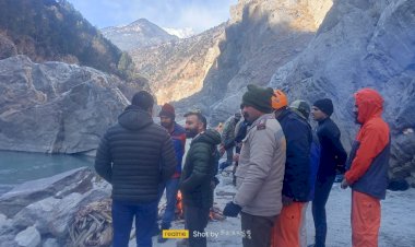 उपायुक्त किन्नौर ने जिला के पांगी नाले में हुए हादसा स्थल का निरीक्षण किया